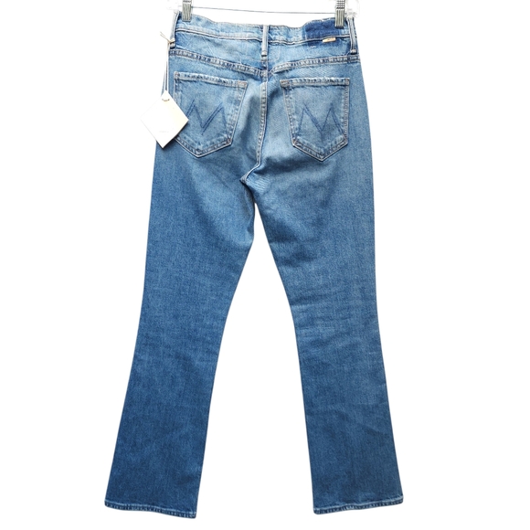 Mother Superior Studded The Insider Flood Jeans in Metal Magic - Picture 5 of 14